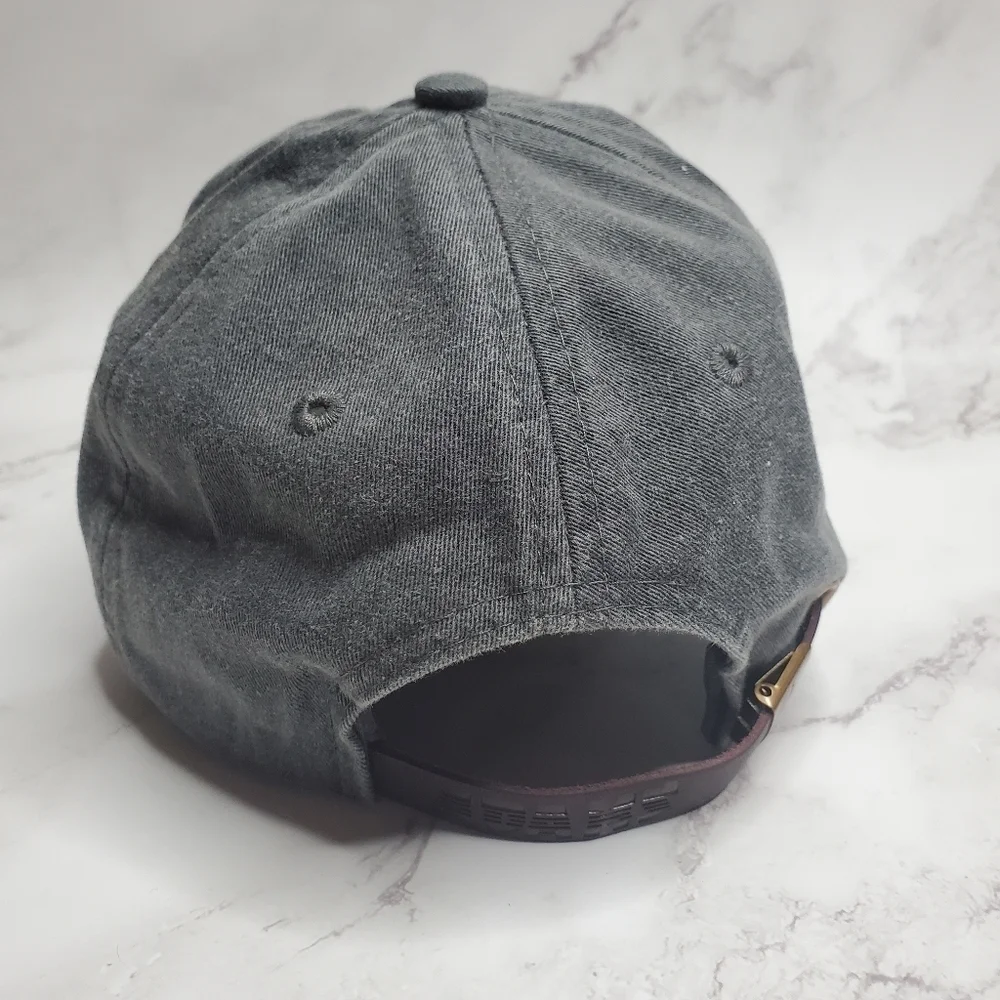 Adams Dog Mom Embroidered Grey Adjustable Baseball Hat One Size
